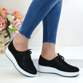 Pantofi Casual Dama din Piele Naturala,Roza,negrii
